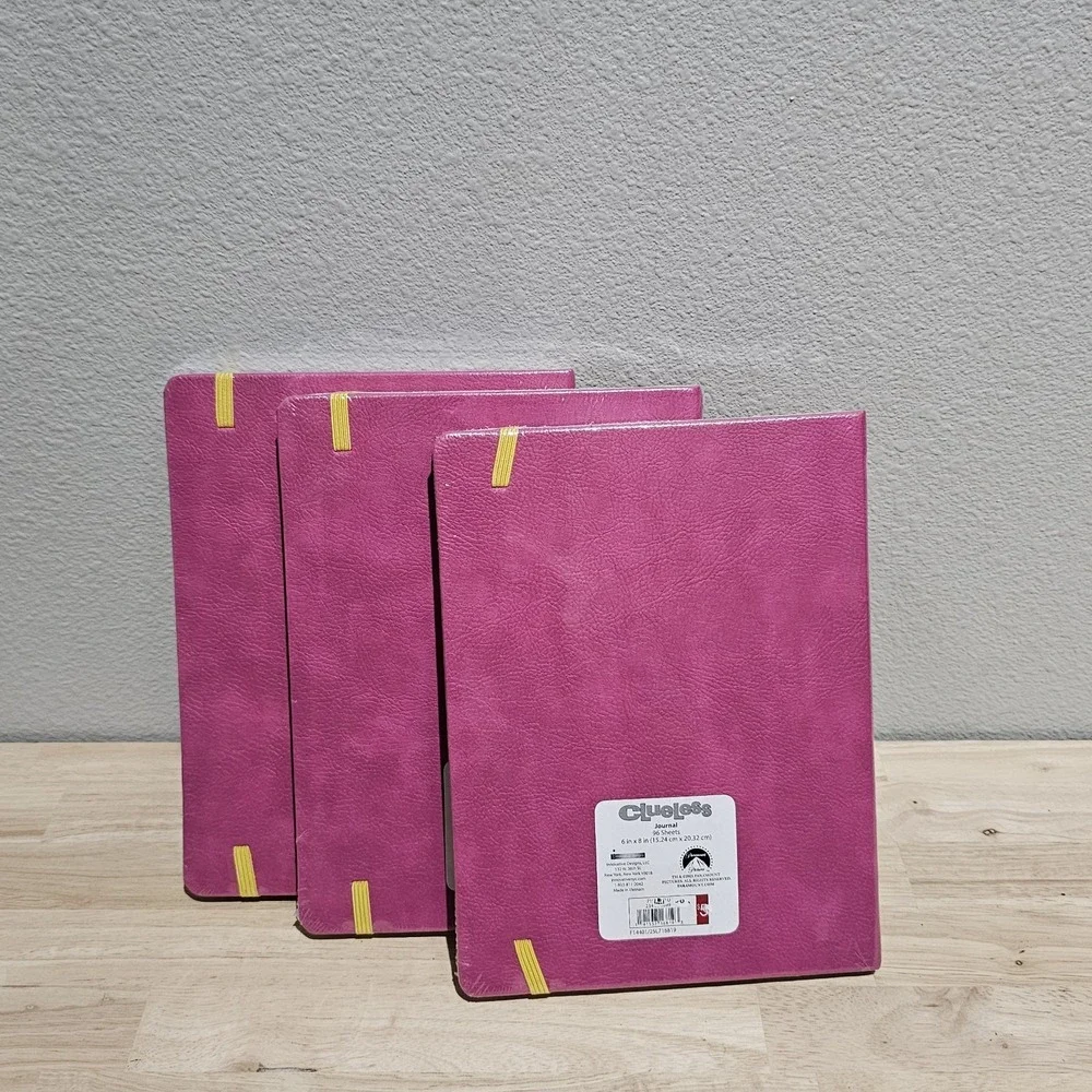 Three Target Exclusive Clueless 30th Anniversary Ugh As If Pink Gold Journals